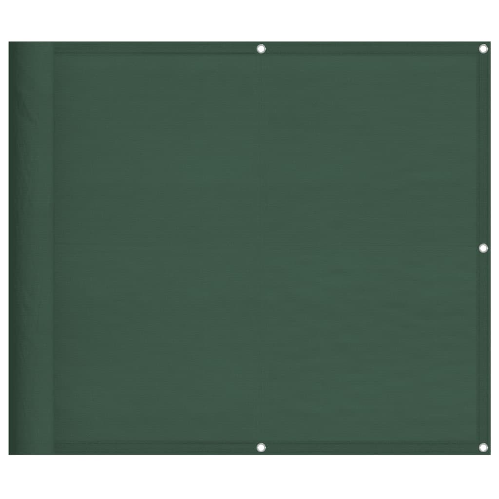 Vidaxx biombo de balcón 90x1000 cm 100% poliéster oxford verde oscuro