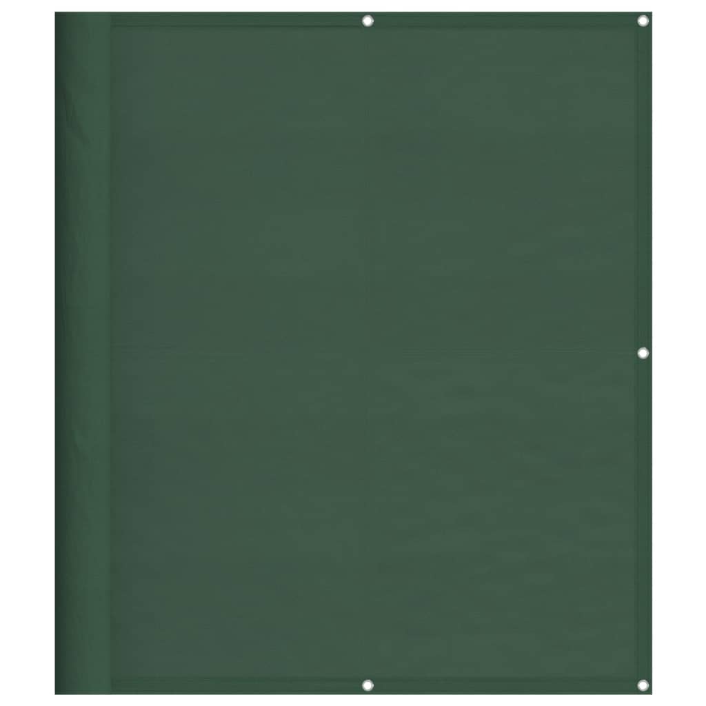 Vidaxl balkonscherm 120x1000 cm 100% oxford polyester donkergroen