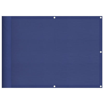 Vidaxl balkonscherm 75x700 cm 100% oxford polyester blauw