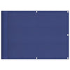 Vidaxl balkonscherm 75x1000 cm 100% oxford polyester blauw