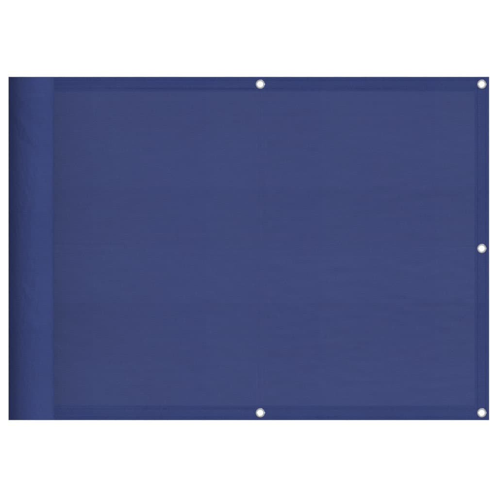 Vidaxl balkonscherm 75x1000 cm 100% oxford polyester blauw