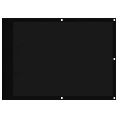 Vidaxx mampara de balcón 75x800 cm 100% poliéster oxford negro