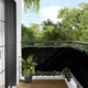 Paravento per balcone Vidaxx 75x800 cm 100% poliestere oxford nero