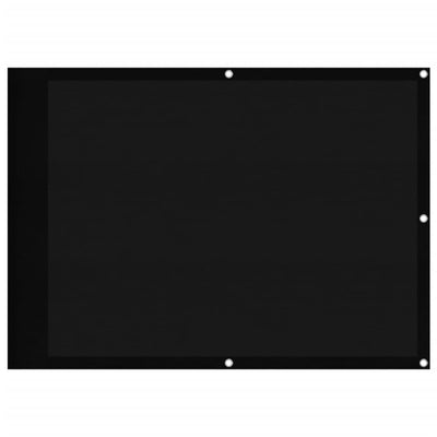 Vidaxx mampara de balcón 75x1000 cm 100% poliéster oxford negro