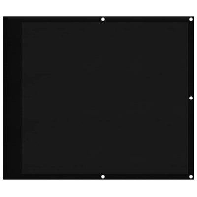 Vidaxl balkonscherm 90x700 cm 100% oxford polyester zwart