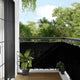 Paravento per balcone Vidaxx 90x700 cm 100% poliestere oxford nero