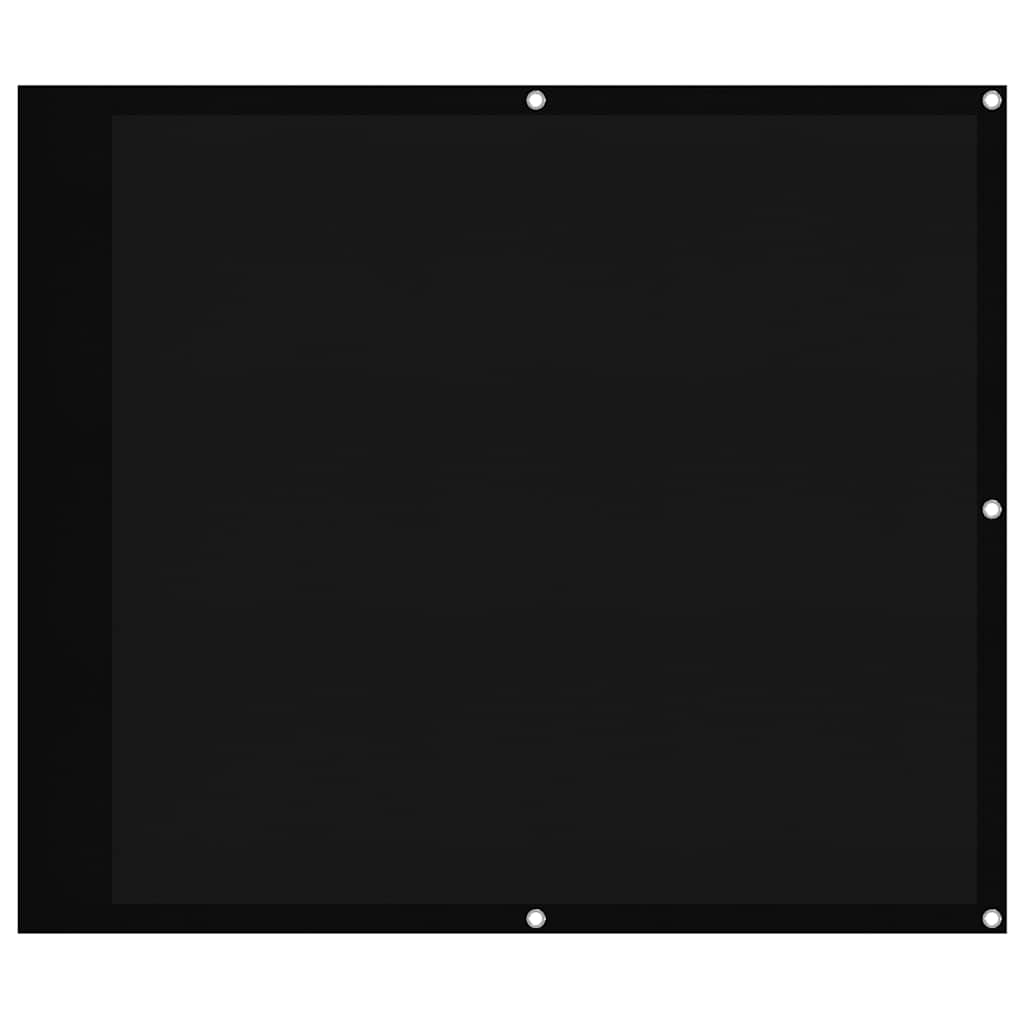 Paravento per balcone Vidaxx 90x800 cm 100% poliestere oxford nero