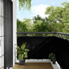 Paravento per balcone Vidaxx 90x800 cm 100% poliestere oxford nero