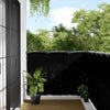Paravento per balcone Vidaxx 120x800 cm 100% poliestere oxford nero