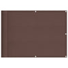 Vidaxl balkonscherm 75x800 cm 100% oxford polyester bruin