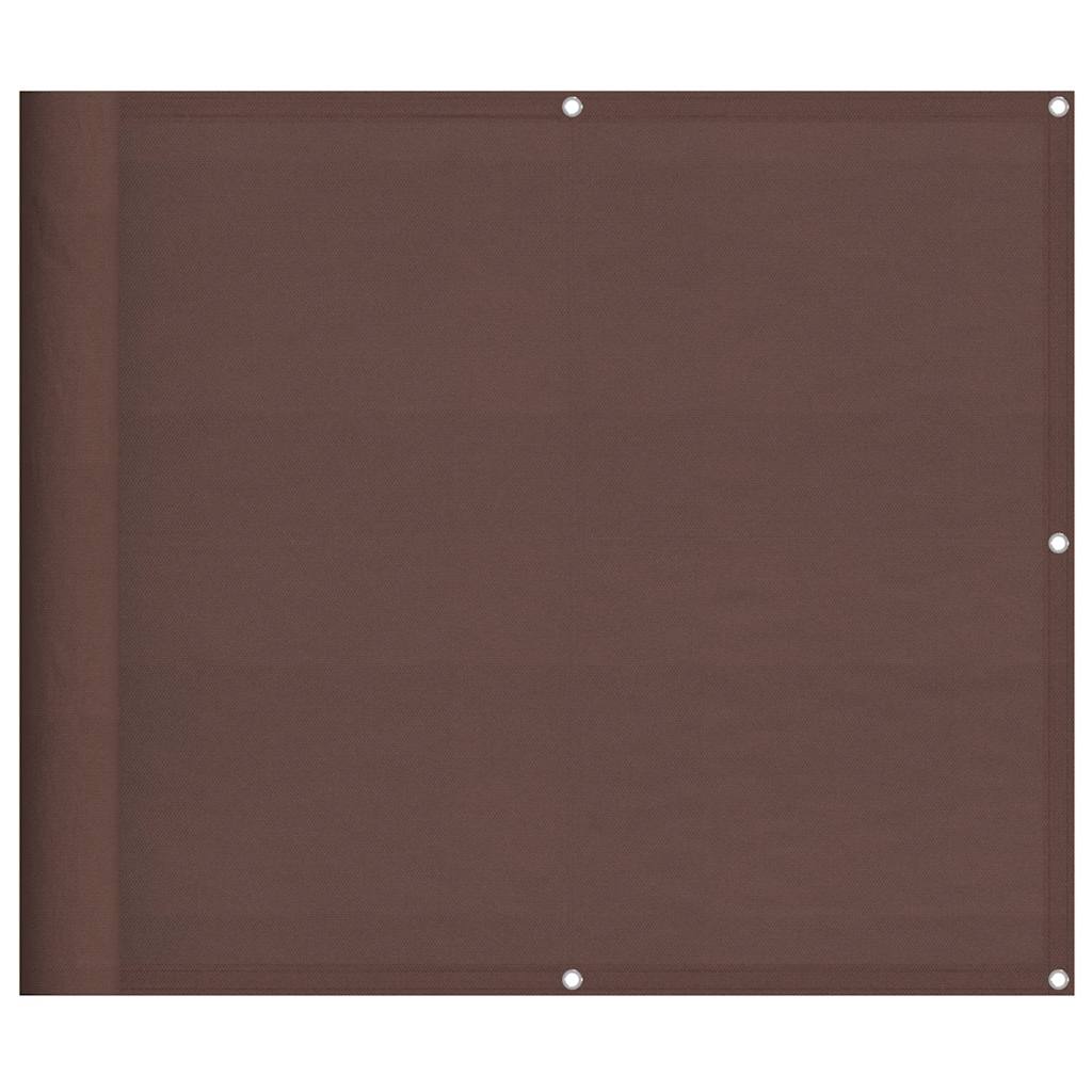 Vidaxx balcony screen 90x700 cm 100% oxford polyester brown