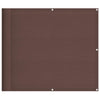 Paravento per balcone Vidaxx 90x800 cm 100% poliestere oxford marrone