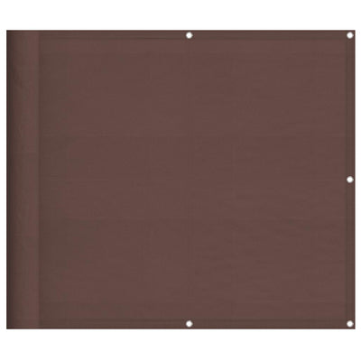 Vidaxl balkonscherm 90x800 cm 100% oxford polyester bruin