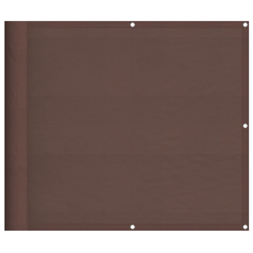 Vidaxl balkonscherm 90x800 cm 100% oxford polyester bruin