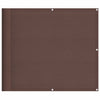 Vidaxl balkonscherm 90x1000 cm 100% oxford polyester bruin