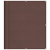 Paravento per balcone Vidaxx 120x700 cm 100% poliestere oxford marrone