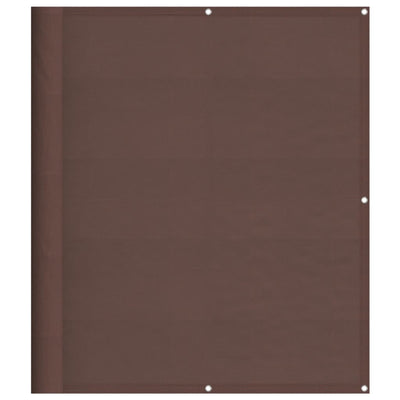 Vidaxl balkonscherm 120x700 cm 100% oxford polyester bruin