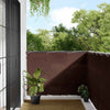 Paravento per balcone Vidaxx 120x700 cm 100% poliestere oxford marrone