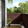 Paravento per balcone Vidaxx 120x700 cm 100% poliestere oxford marrone