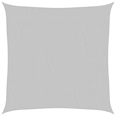Vidaxl Zonnezeil 2,5x2,5 m 100% poliestere Oxford grigio chiaro