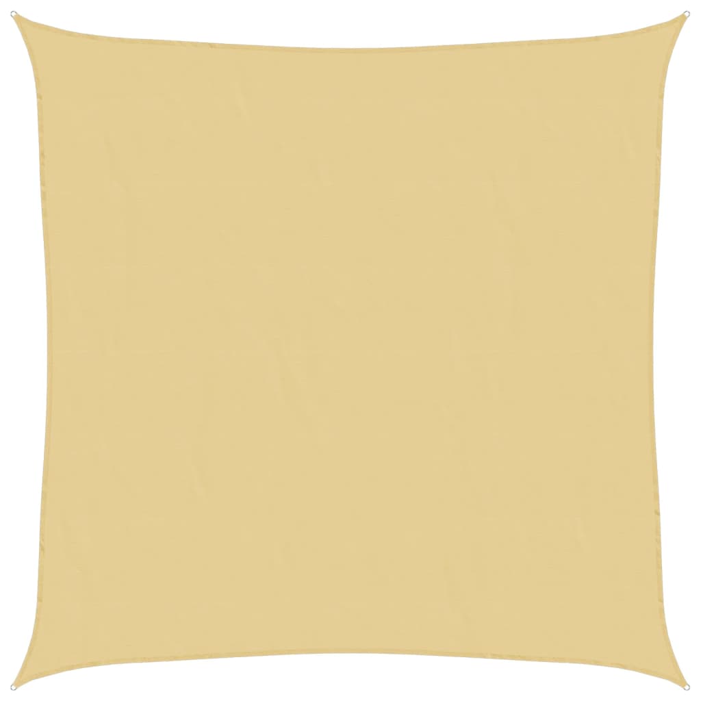 Vidaxl Zonnezeil 5x5 m 100% Polyester Oxford Sand -colorato