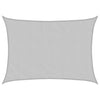 Vela de sol vidaxl 7x5 m 100% poliéster oxford gris claro