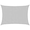 Vidaxl zonnezeil 8x6 m 100% polyester oxford lichtgrijs