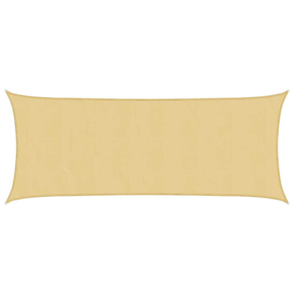 Vidaxl Zonnezeil 5x2 M 100% Polyester Oxford Sand -colorato
