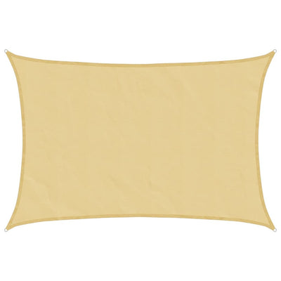 Vidaxl Zonnezeil 3,5x2,5 m 100% Polyester Oxford Sand -colorato