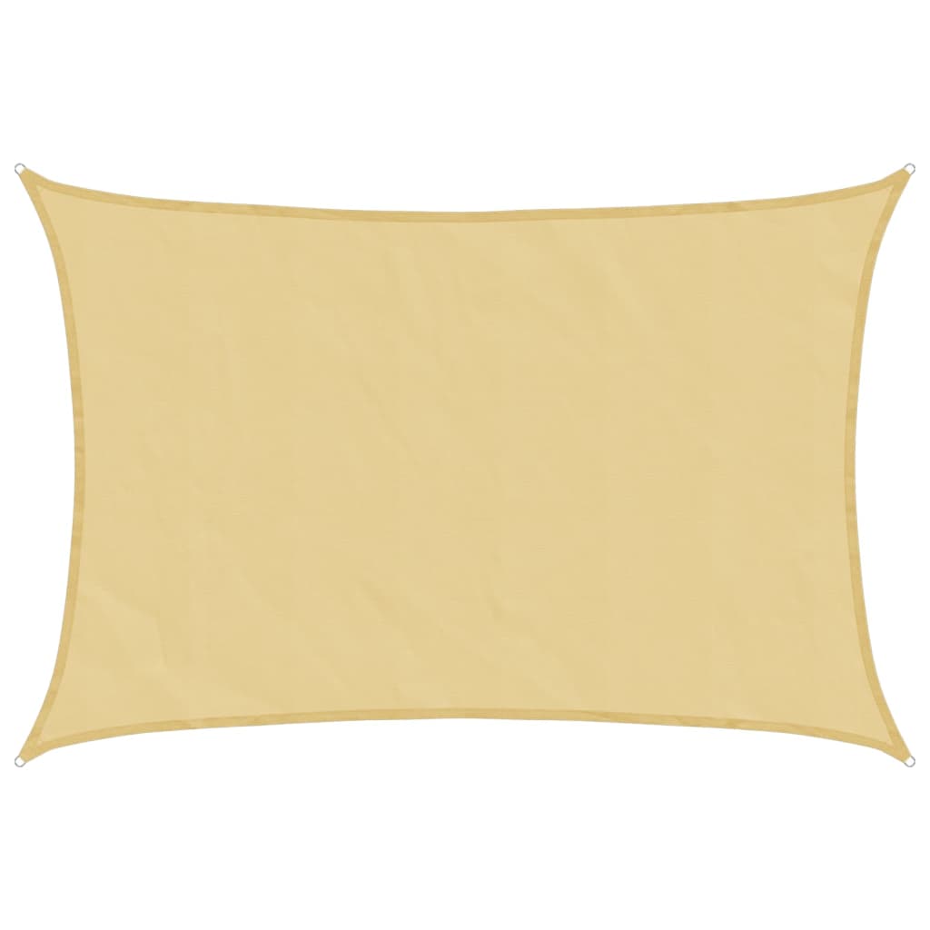 Vidaxl Zonnezeil 4x2,5 m 100% Polyester Oxford sabbia