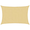 Vidaxl zonnezeil 4,5x3 m 100% polyester oxford zandkleurig