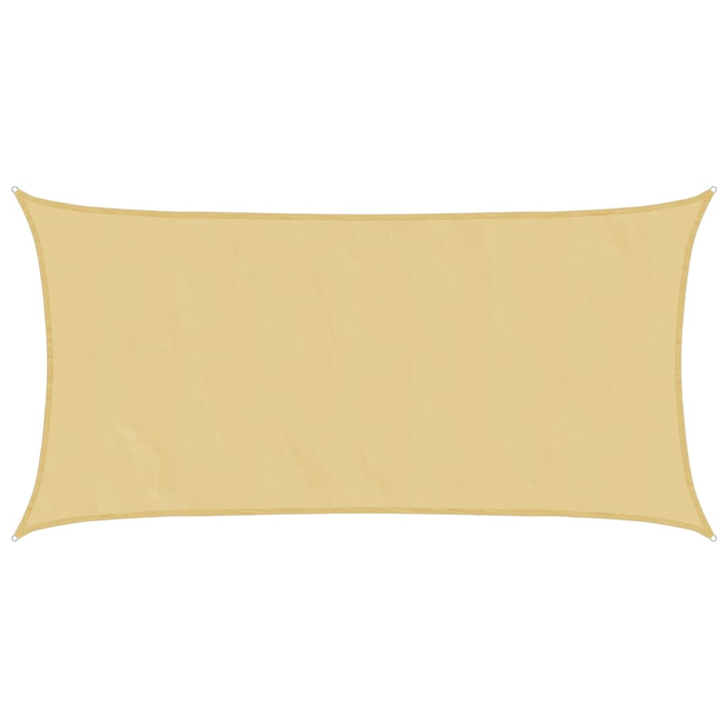Vidaxl zonnezeil 6x3 m 100% polyester oxford zandkleurig