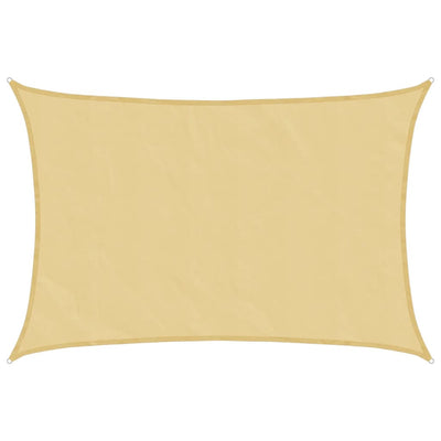 Vidaxl Zonnezeil 4,5x3,5 m 100% Polyester Oxford Sand -colorato