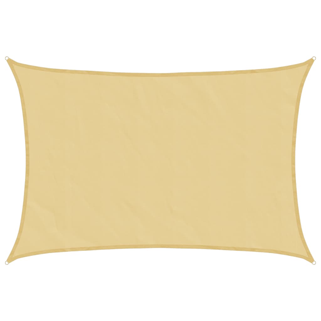 Vidaxl Zonnezeil 5x4 m 100% Polyester Oxford Sand -Coled