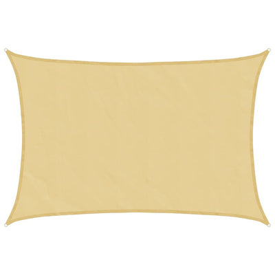 Vidaxl Zonnezeil 5x4 m 100% Polyester Oxford Sand -colorato