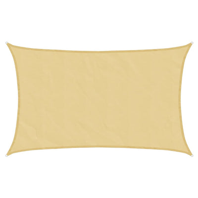 Vidaxl Zonnezeil 8x5 m 100% Poliéster Oxford Sand -Coled