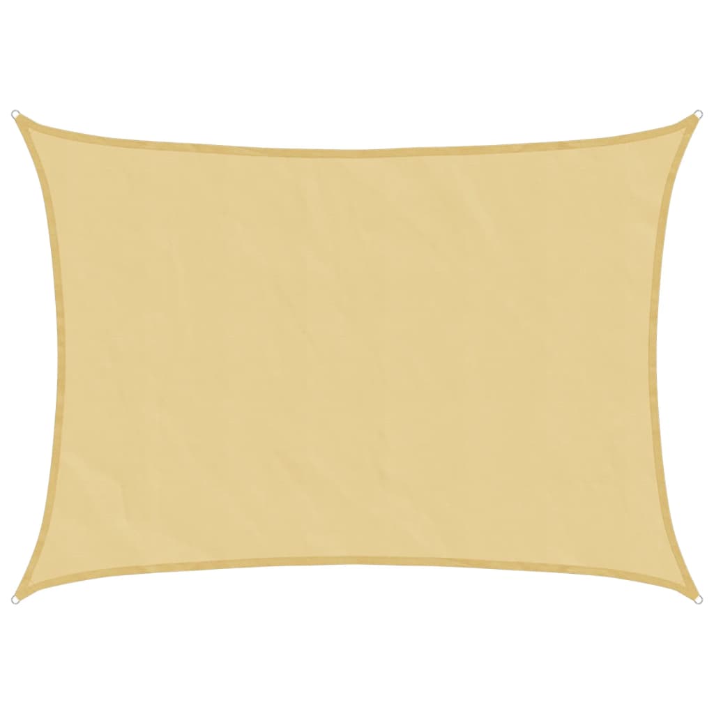 Vidaxl Zonnezeil 8x6 m 100% Polyester Oxford Sand -Coled
