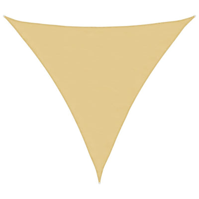 Vidaxl Zonnezeil 3.6x3.6x3,6 m 100% Polyester Oxford Sand -colorato