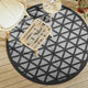 Vidaxl Outside Rug Ø 160 cm Polypropene Nero