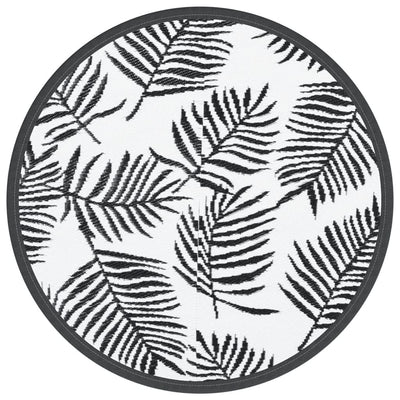 Vidaxl Eut esterno Ø200 cm Polypropene bianco e nero