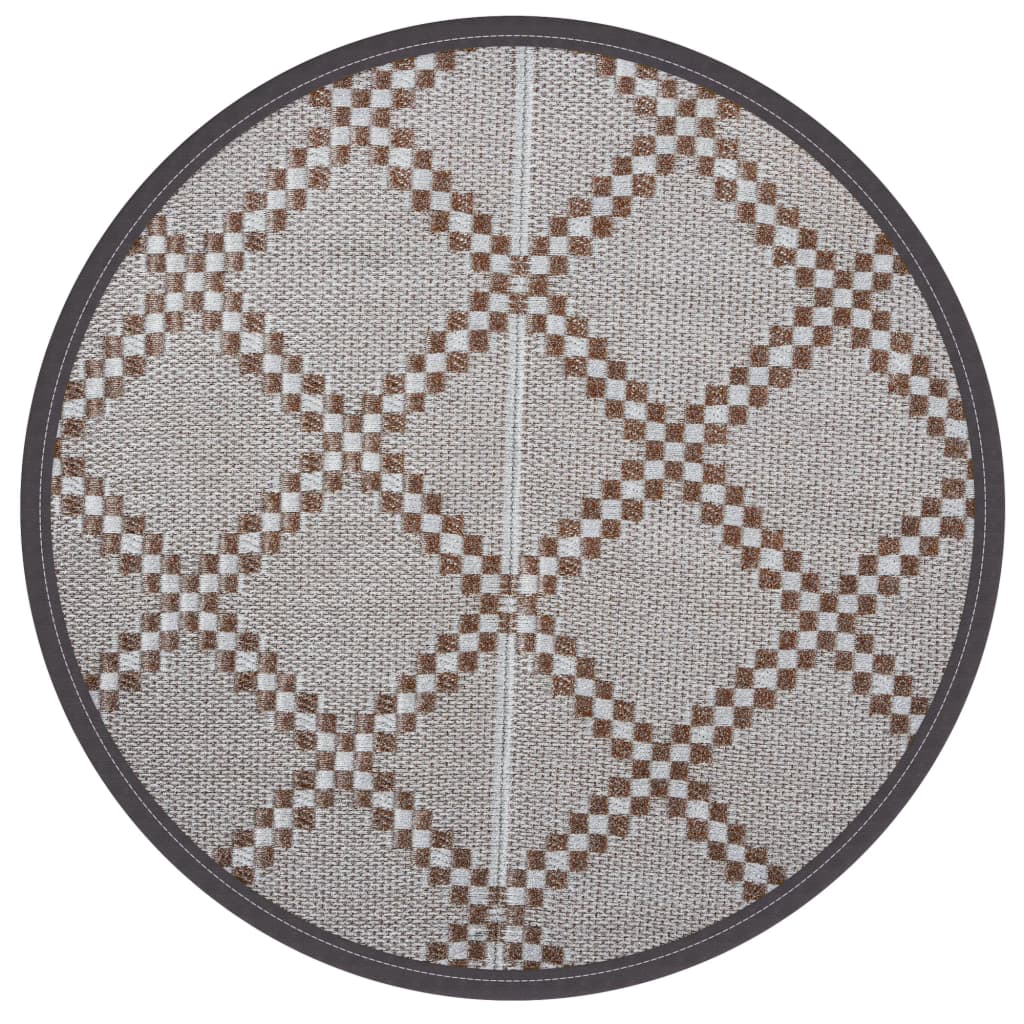 VIDAXL ESTERNO RAGO Ø160 cm Polypropene Brown