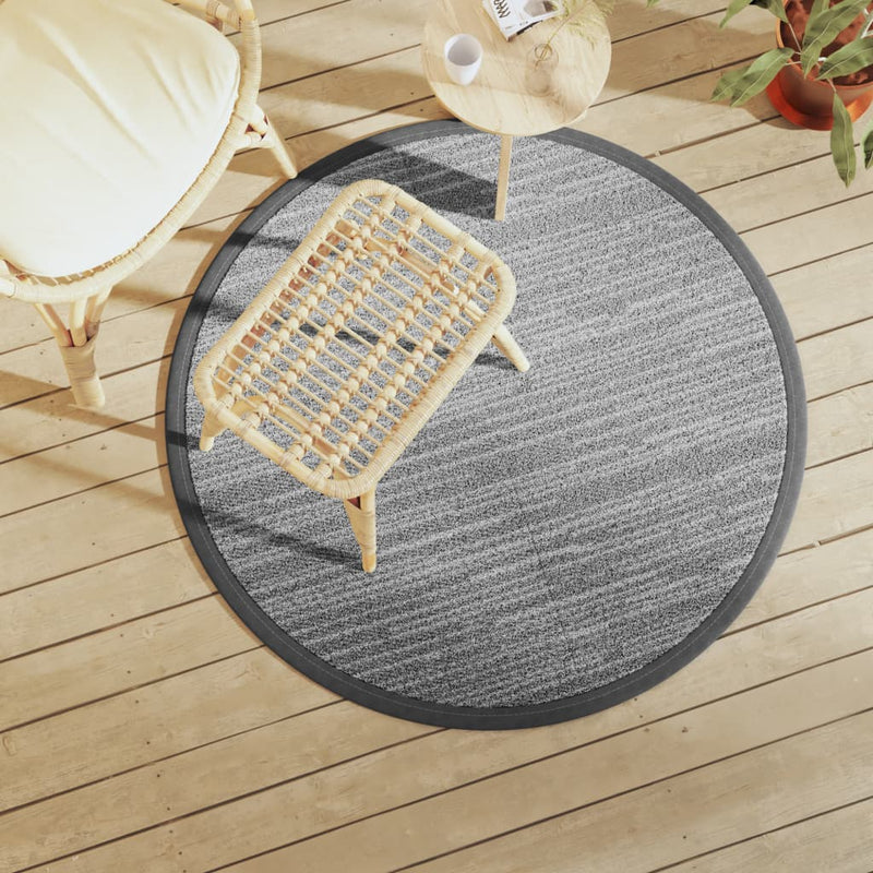 VIDAXL ESTERNO RAGGIO Ø120 cm Polypropene Grigio