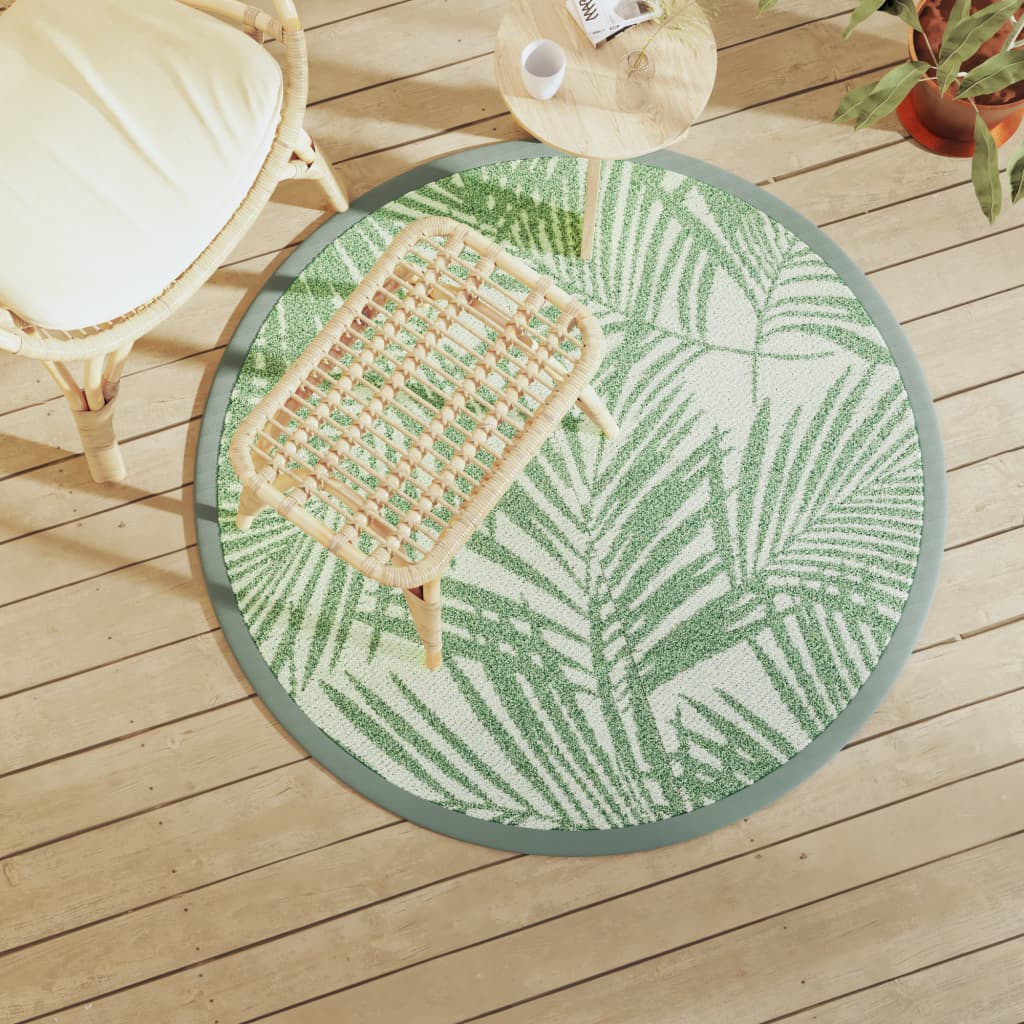 Vidaxx outdoor rug arakil ø120 cm polypropylene green