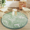 Vidaxl esterno tappeto Ø 160 cm in polipropene verde