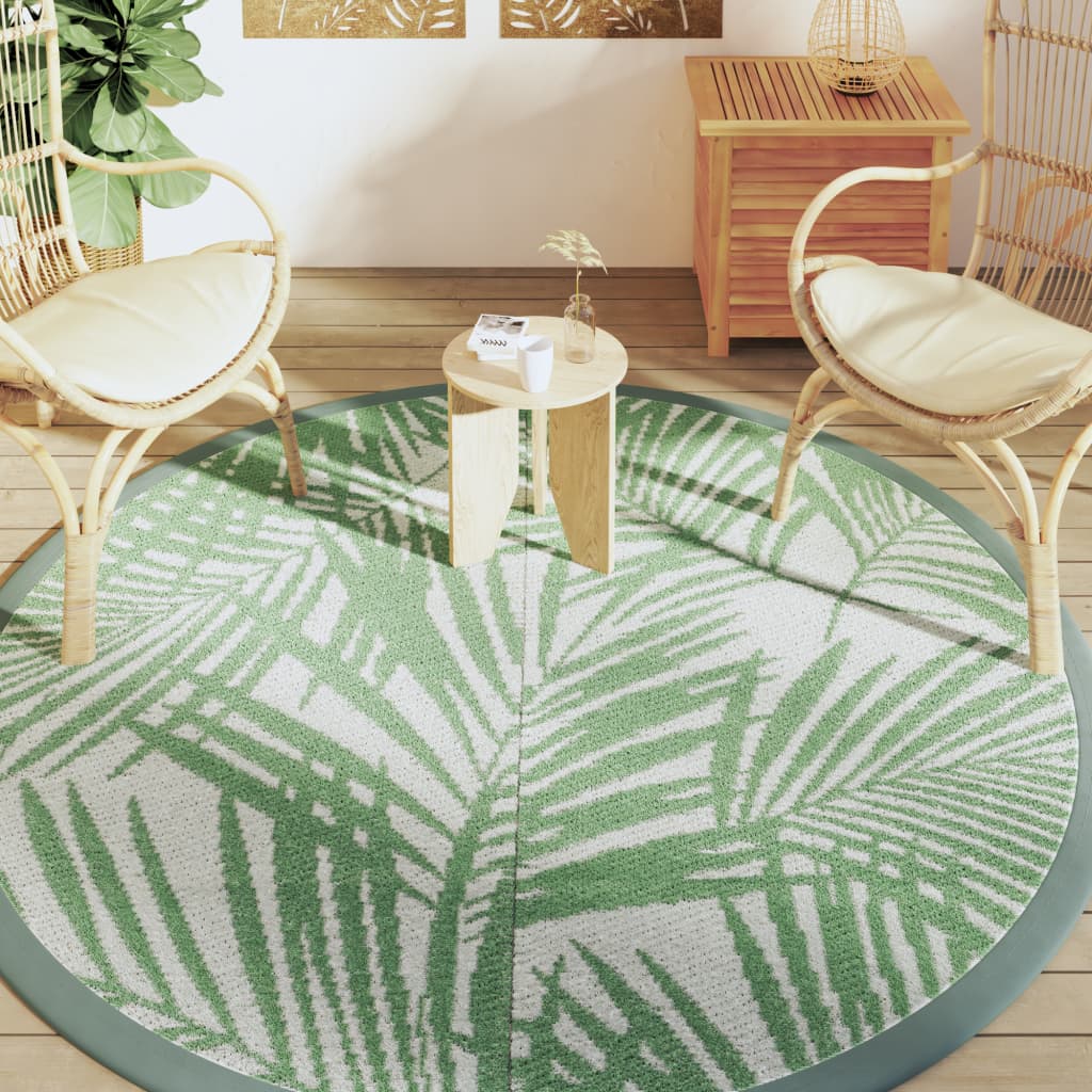 Vidaxx outdoor rug arakil ø 200 cm polypropylene green