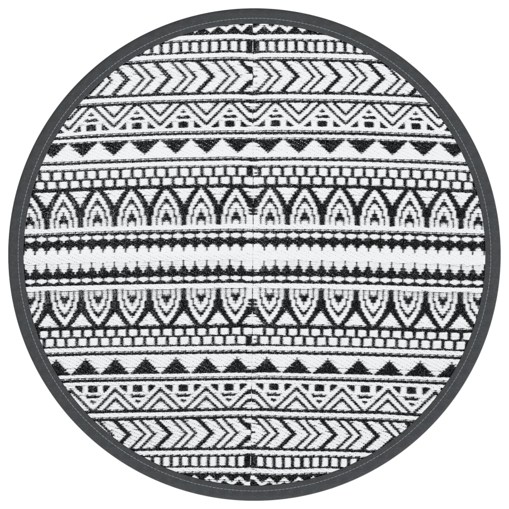 VIDAXL ESTERNO RAGGIO Ø160 cm Polypropene nero