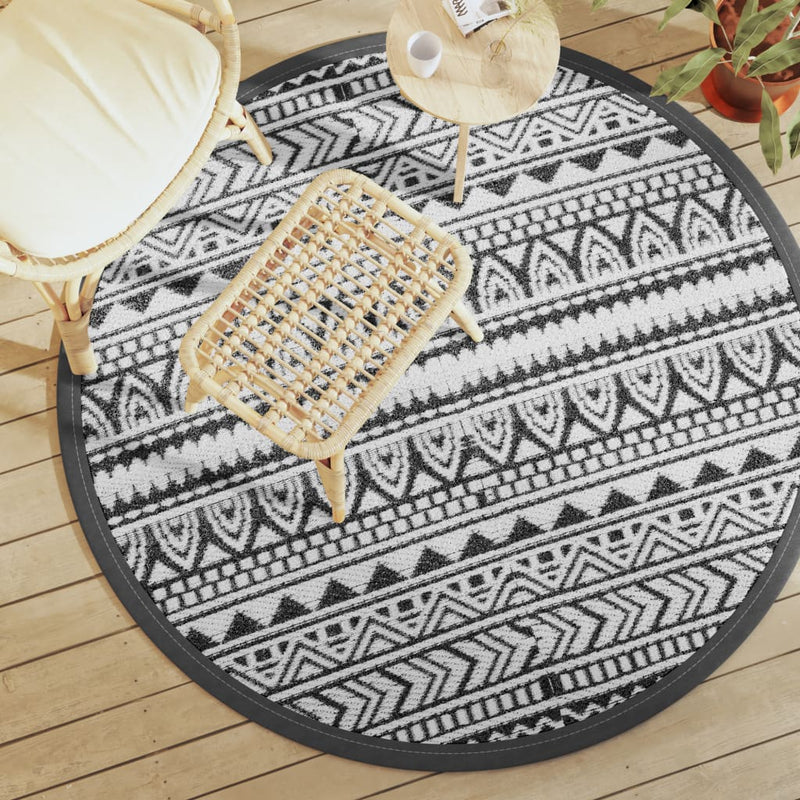 VIDAXL ESTERNO RAGGIO Ø160 cm Polypropene nero