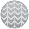 VIDAXL ESTERNO RAGGIO Ø120 cm Polypropene Grigio