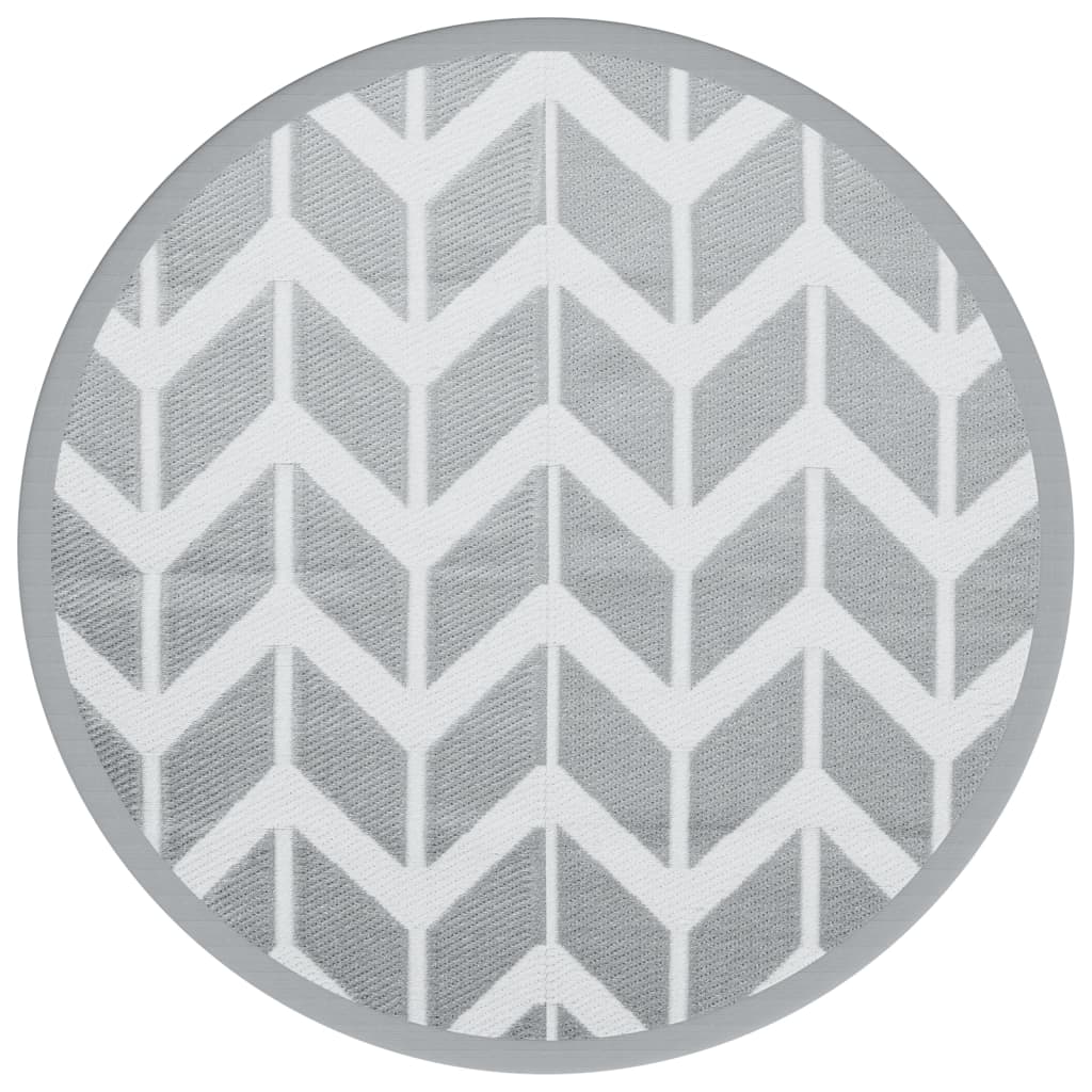 VIDAXL ESTERNO RAGGIO Ø120 cm Polypropene Grigio