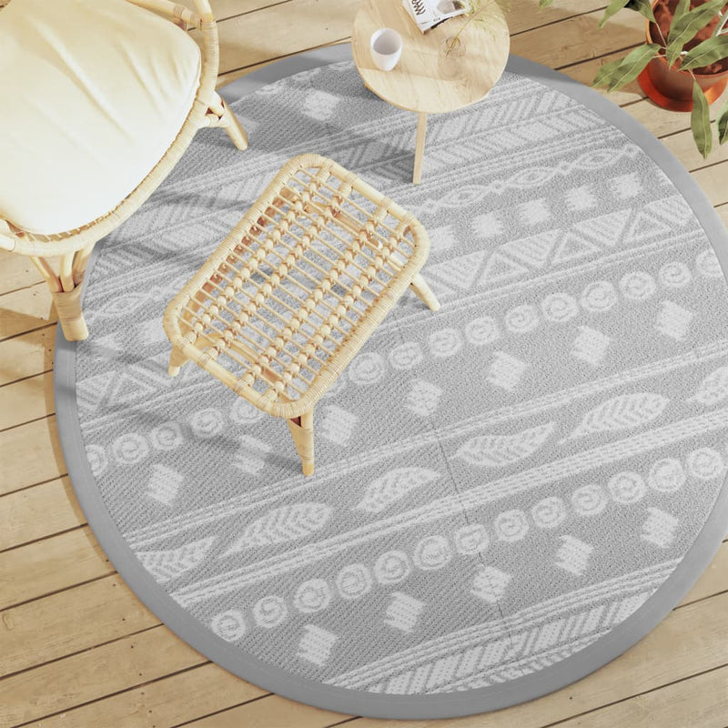 Vidaxl Eut esterno Ø160 cm Polypropene Grey